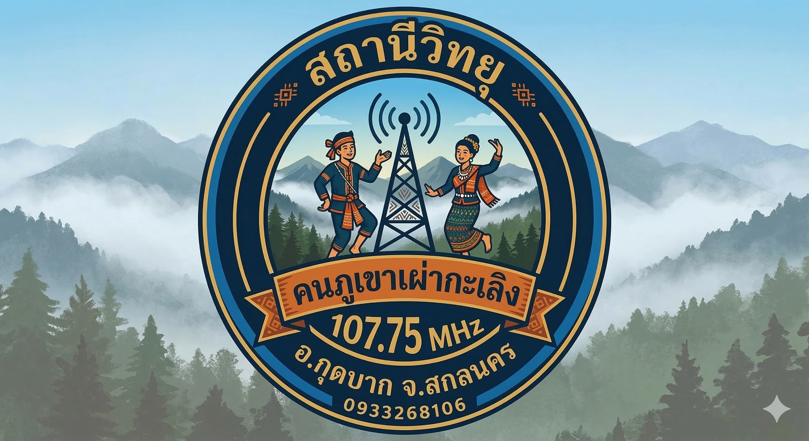 สถานีวิทยุคนภูเขาเผ่ากะเลิง คลื่น107.75 MHz